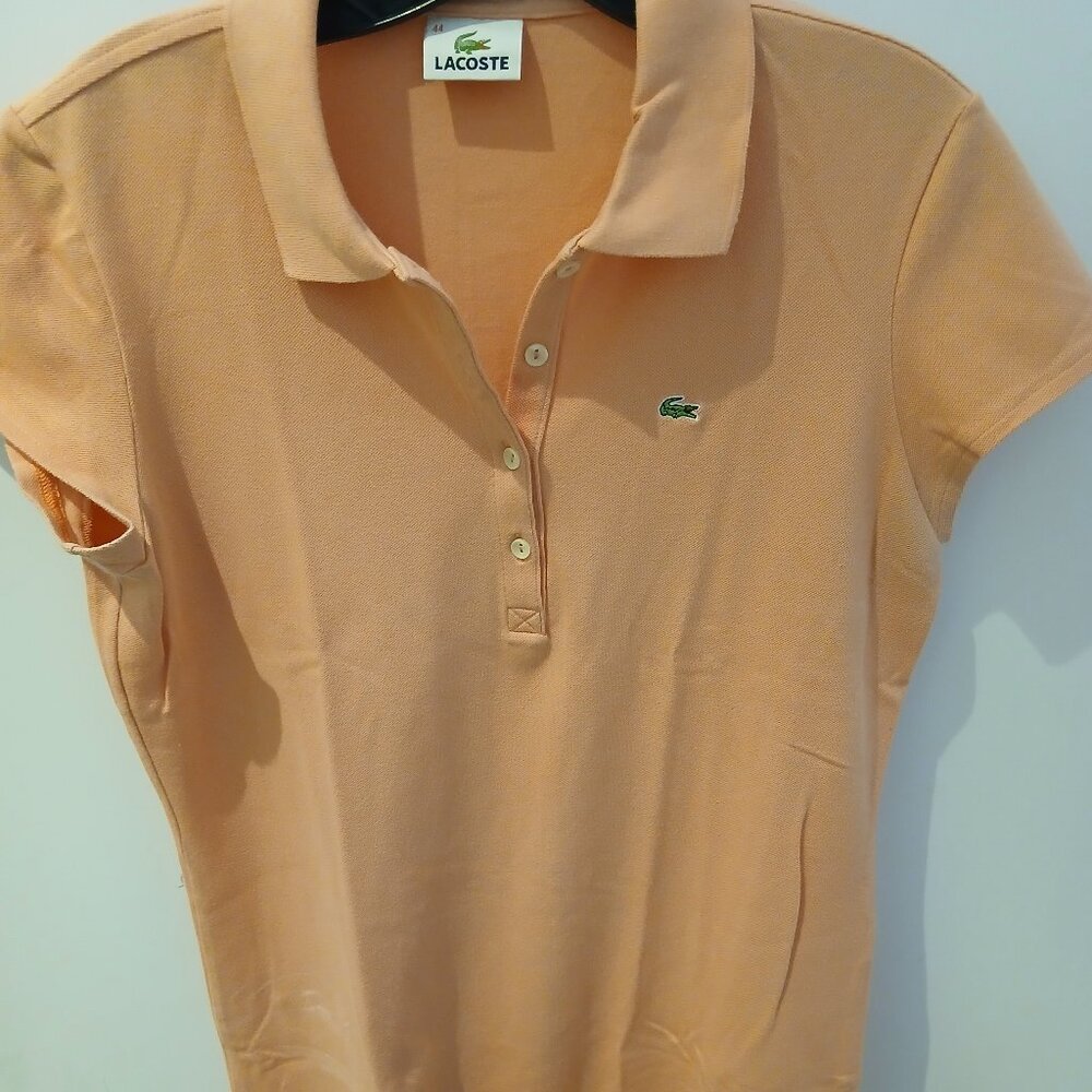 Lacoste Peach Polo Dress